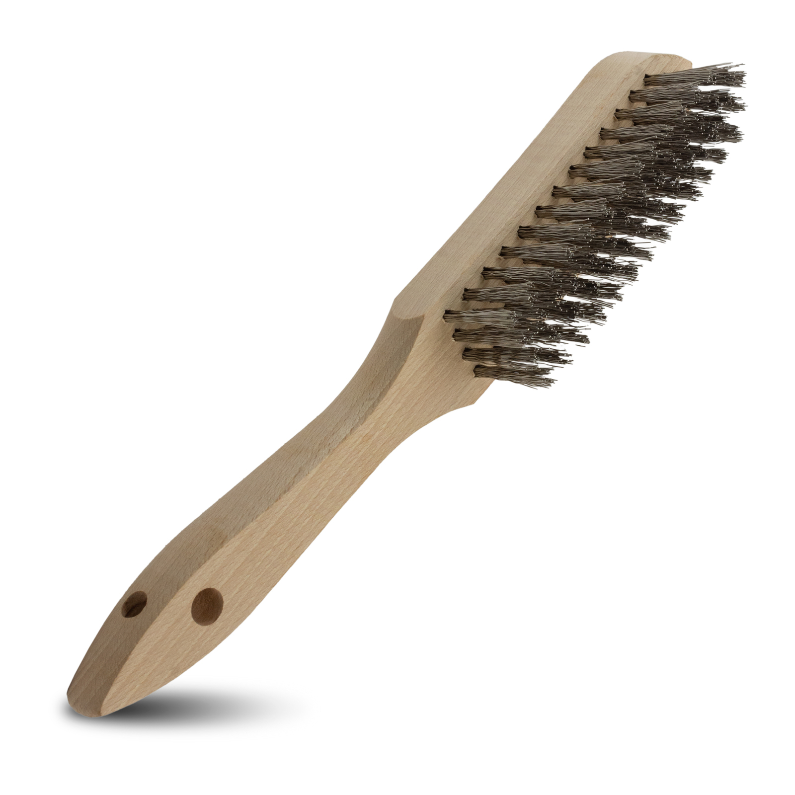 Wooden Handle Stainless Wire Brush Duroweld