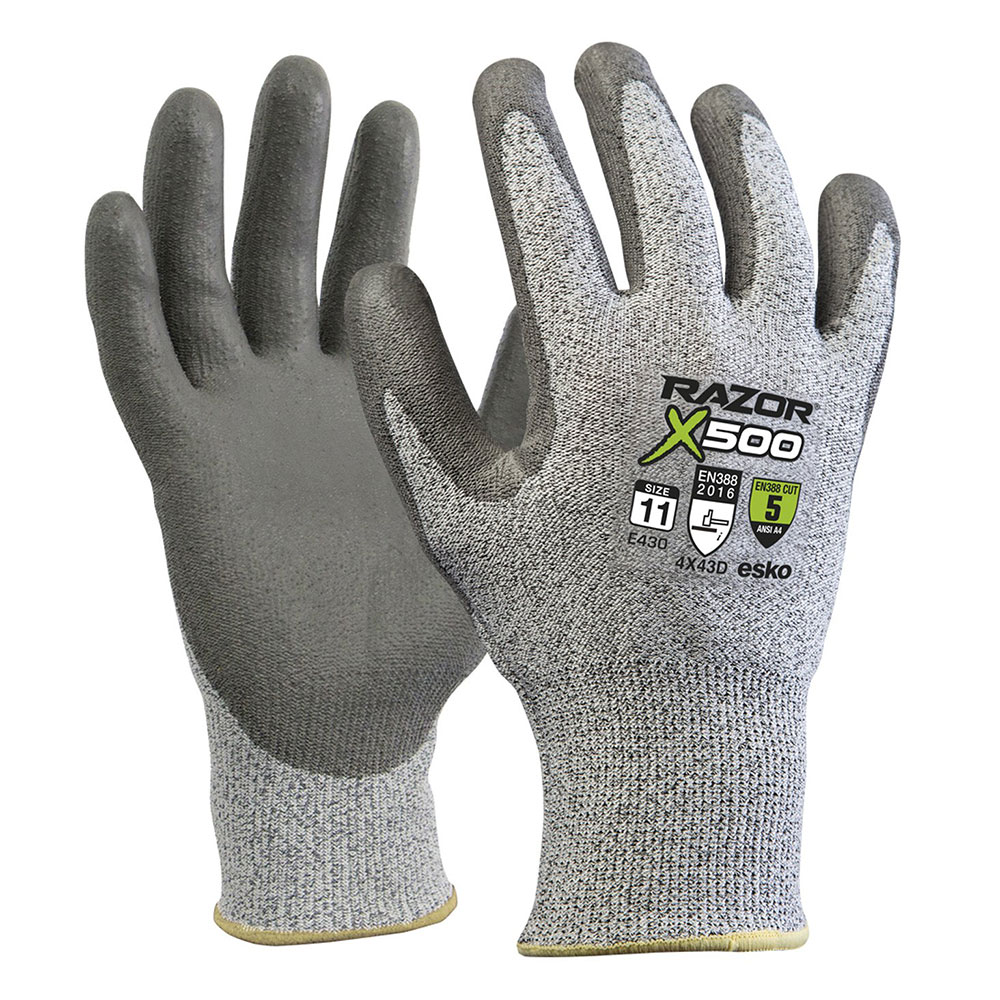 Esko Razor X500 Cut 5 PU Dip Glove size 10 (XL)