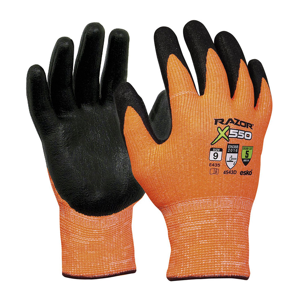 Esko Razor X550 Cut 5 Nitrile Glove size 9 (L)
