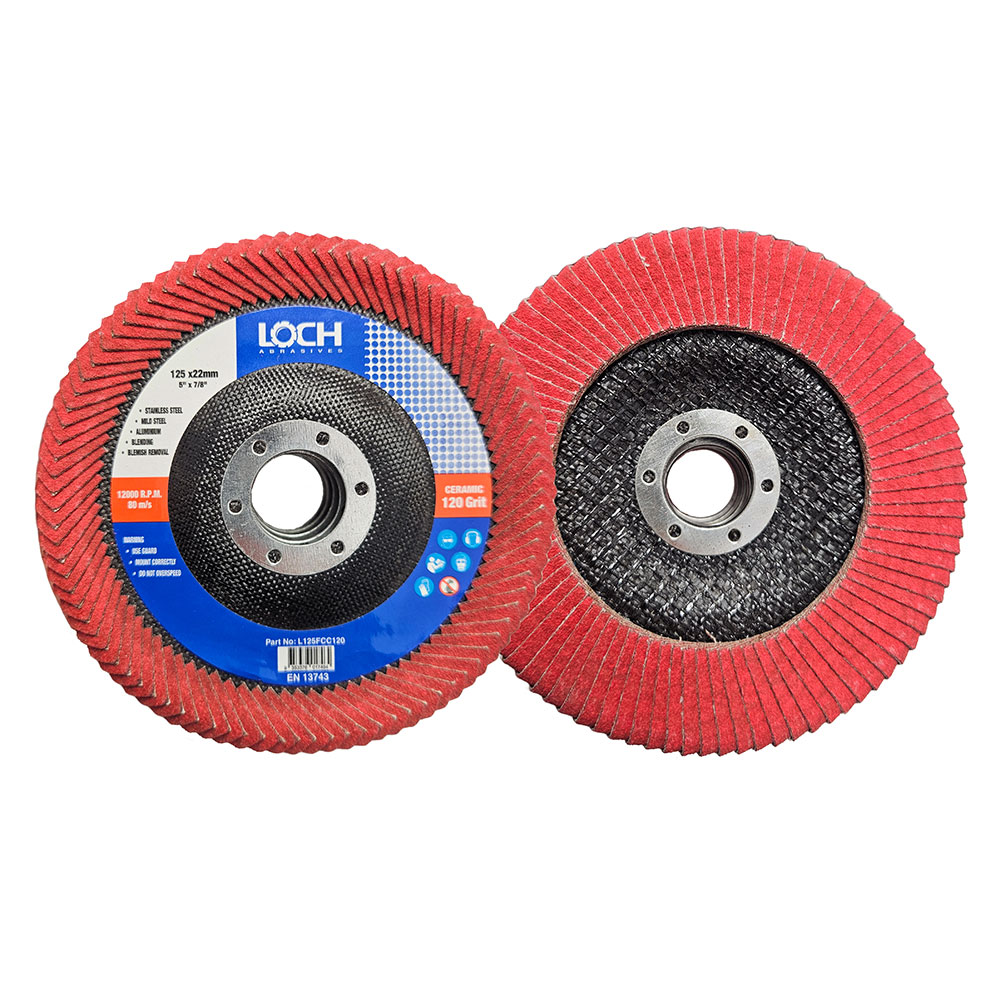 LOCH Flap Disc Curve Ceramic 125mm 40 grit