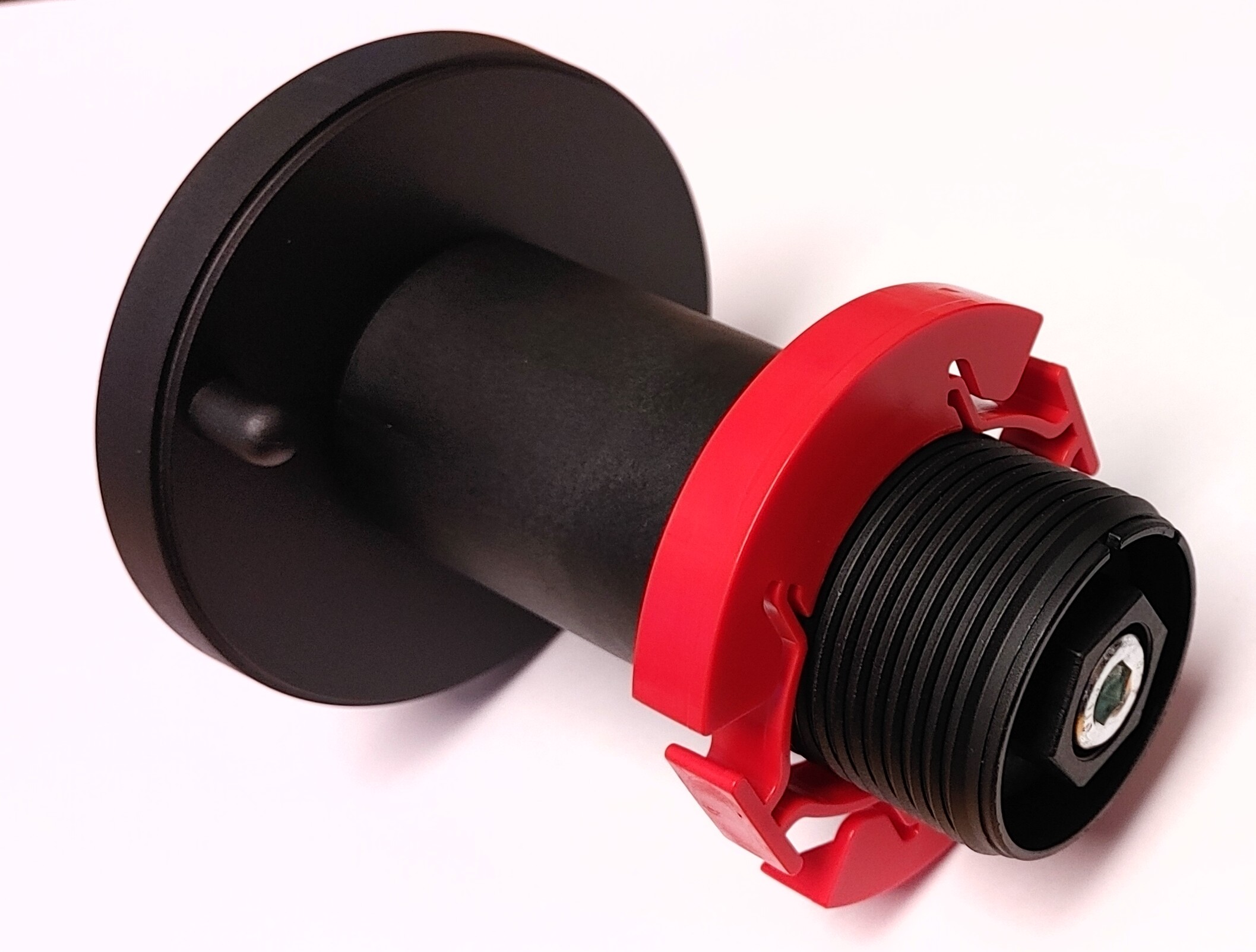 Reel Support 15kg with Red Clamping ring M8x20