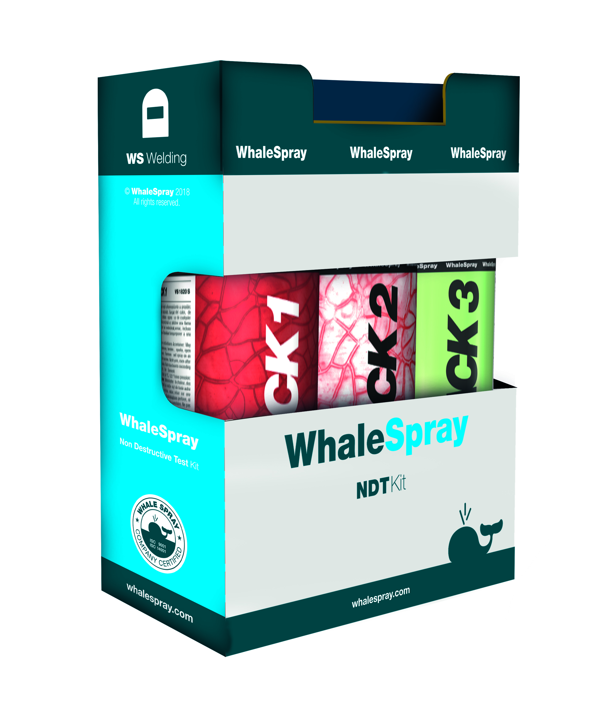 Whale Spray NDT Kit - Crack 1, 2 and 3