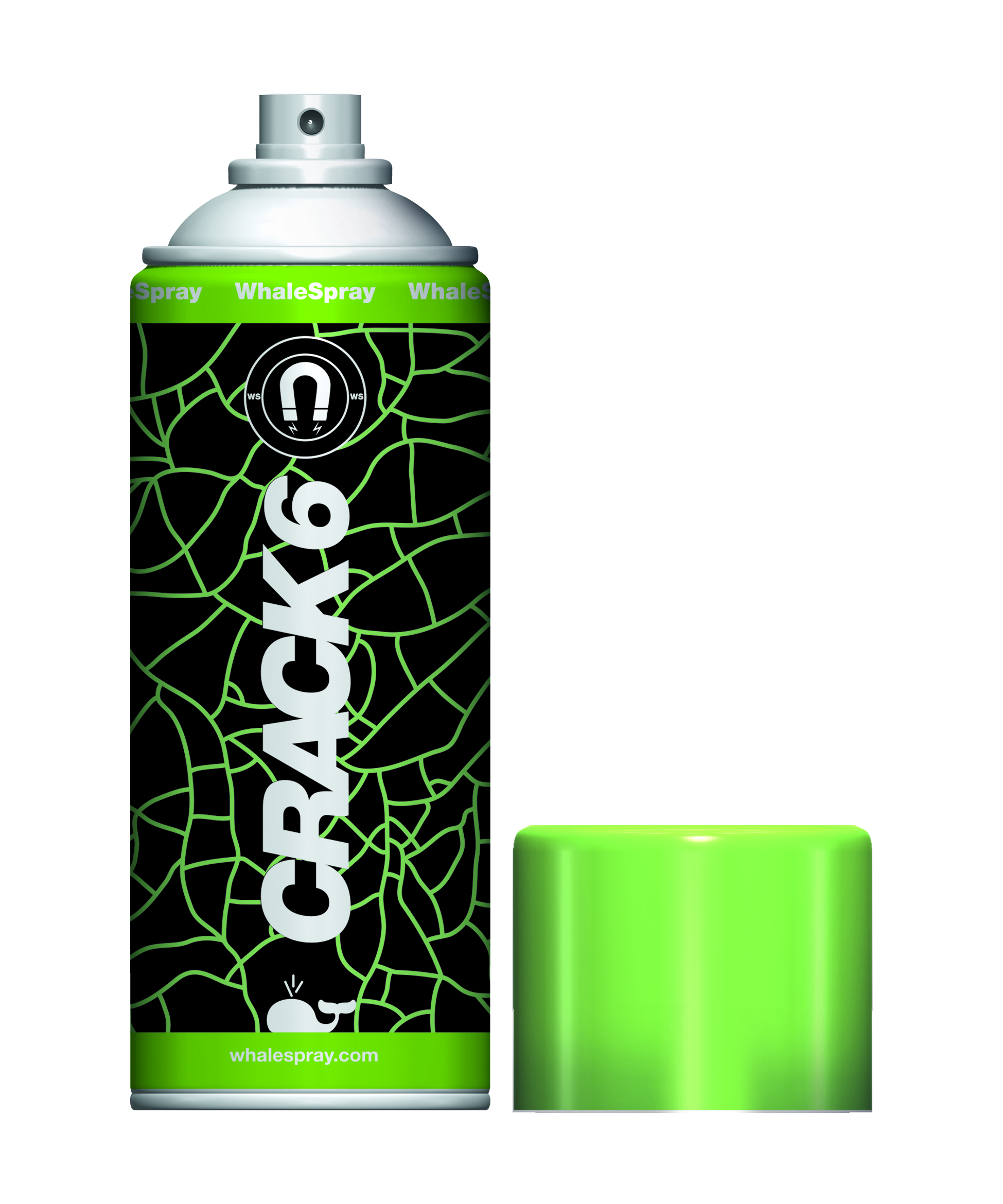 Whale Spray Magnetic Fluorescent Particles - Crack 6  400ml